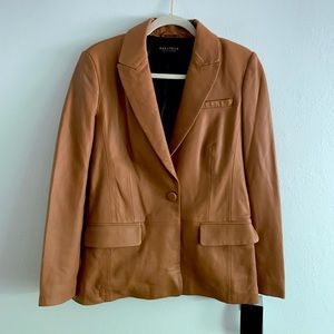 Bagatelle Genuine Leather blazer - new with tags